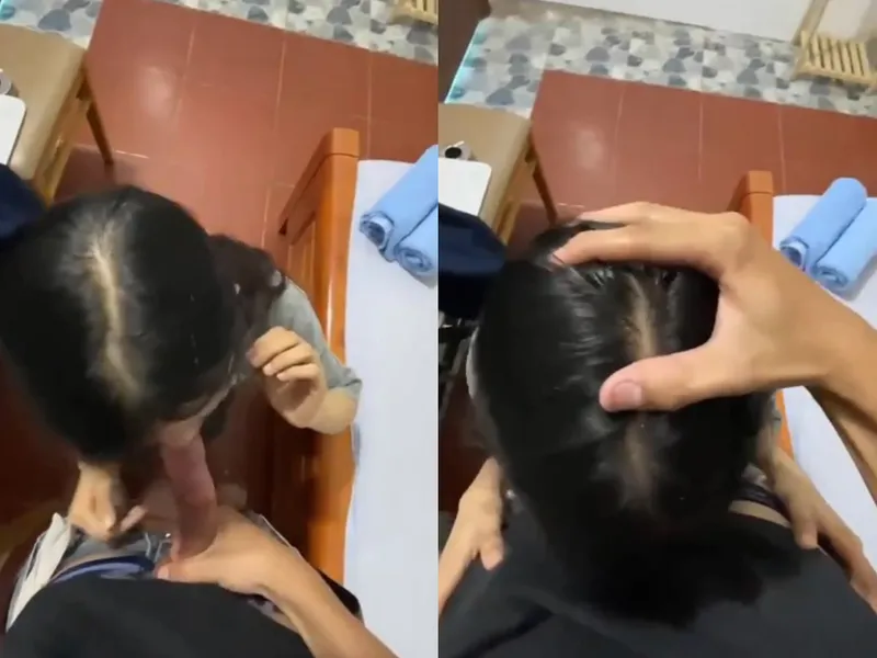 Xin má qua nhà bạn học thêm, học sinh nữ c3 bị anh yêu xả sữa chua vào mồm